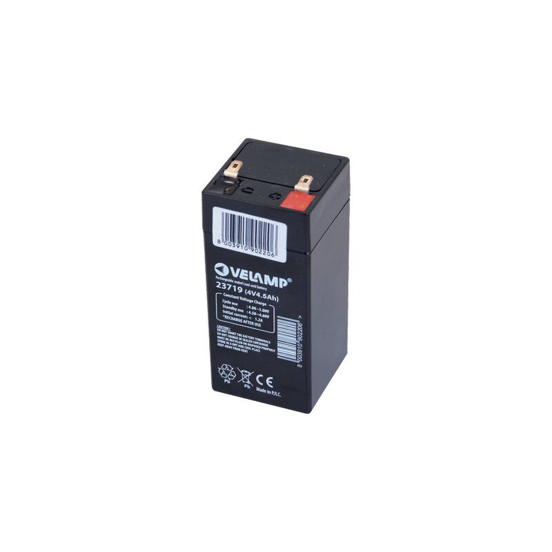 foto del prodotto batteria x bilancia bilico digitale 420120 pb acido volt 4 ah 4