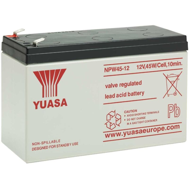 foto del prodotto batteria yuasa npw45 12 vrla 12v 8.5 ah