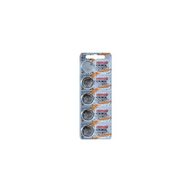 foto del prodotto batterie al litio a bottone cr2016 3v in blister5 maxell