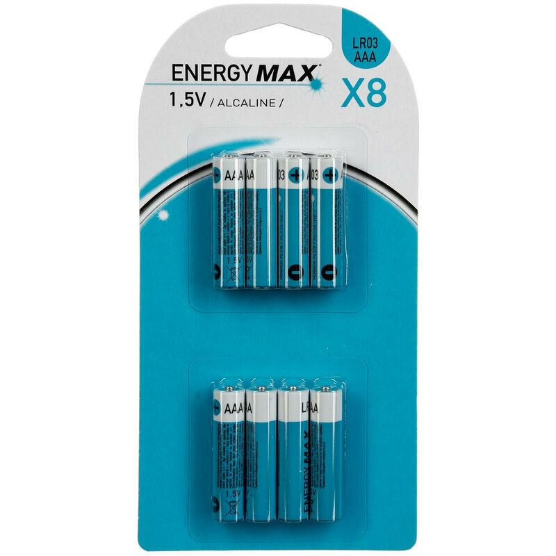 foto del prodotto batterie alcaline lr03 x8 5 five