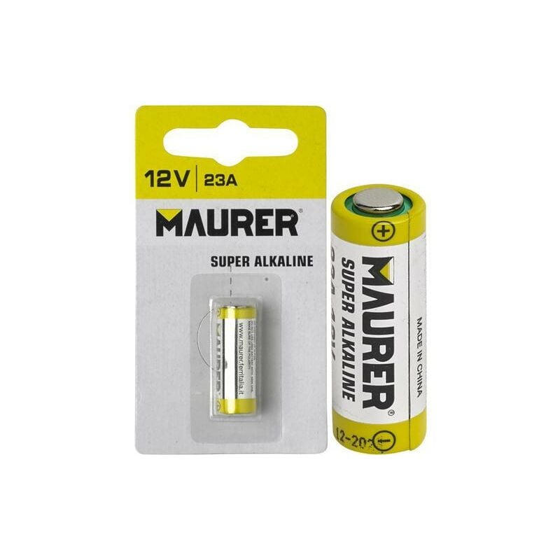 foto del prodotto batterie maurer alkaline x telecomando 23a 12v bl.1pz.