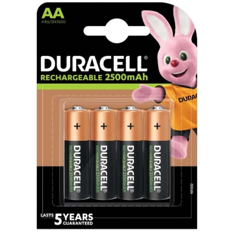 foto del prodotto batterie ricaricabili stilo aa 2500mah conf. 4pz