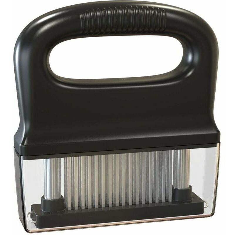 foto del prodotto batticarne, batticarne 48 lame ad aghi in acciaio inossidabile ultra affilate, utensile da cucina manuale per bistecca di manzo, pollo,
