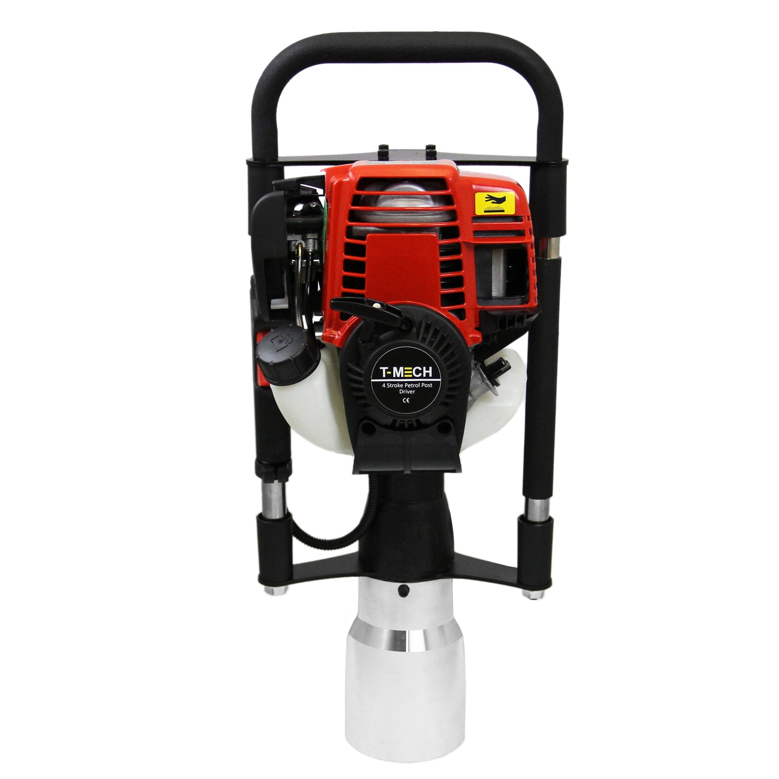 foto del prodotto battipalo con accessorio diametro 120mm motore benzina 4 tempi per fissare pali