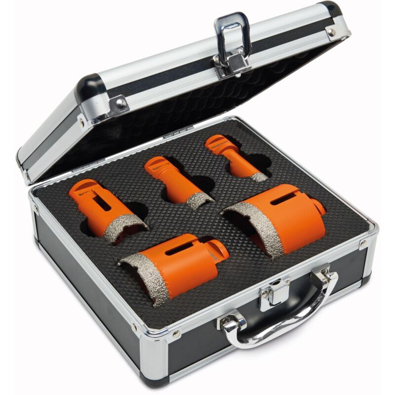 foto del prodotto battipav set frese foretti diamantati gres marmo granito smerigliatrice hgsetd