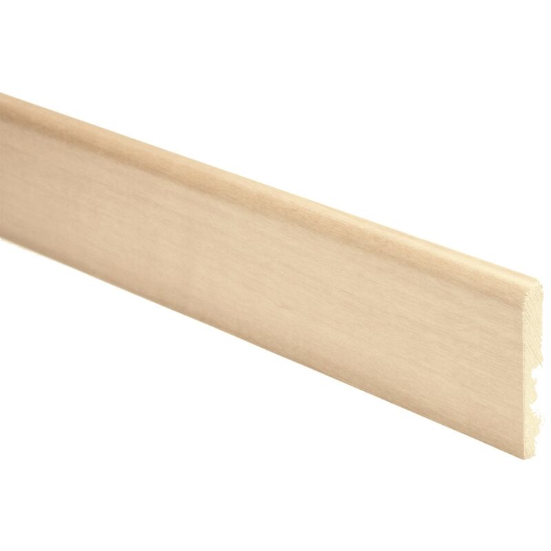 foto del prodotto battiscopa abete rivestito 60x10x2250mm grezzo