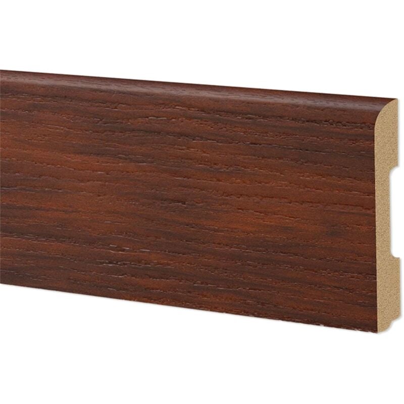 foto del prodotto battiscopa bc spazzolato in polimeri equalwood hi tec 68x10mm bianco, alluminio ecc. noce