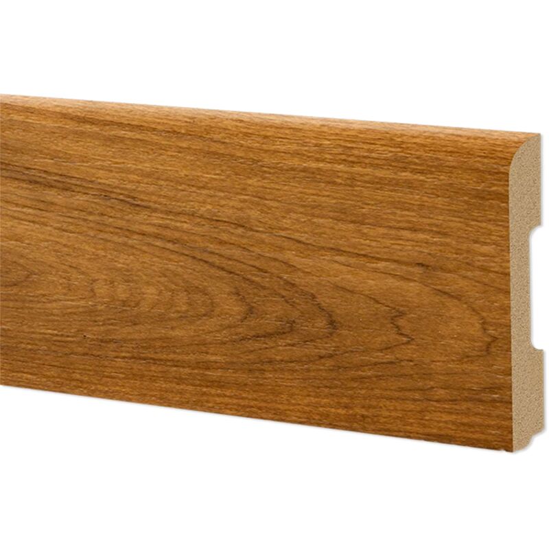 foto del prodotto battiscopa bc spazzolato in polimeri equalwood hi tec 68x10mm bianco, alluminio ecc. rovere caldo