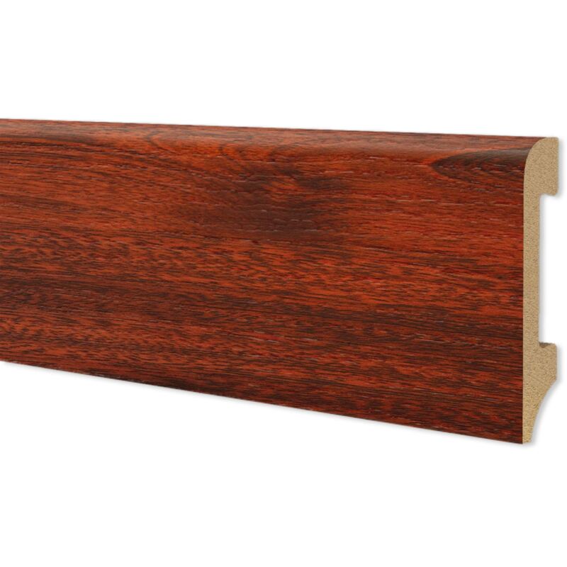 foto del prodotto battiscopa bc spazzolato in polimeri equalwood hi tec 75x14mm nero, bianco, alluminio ecc. mogano