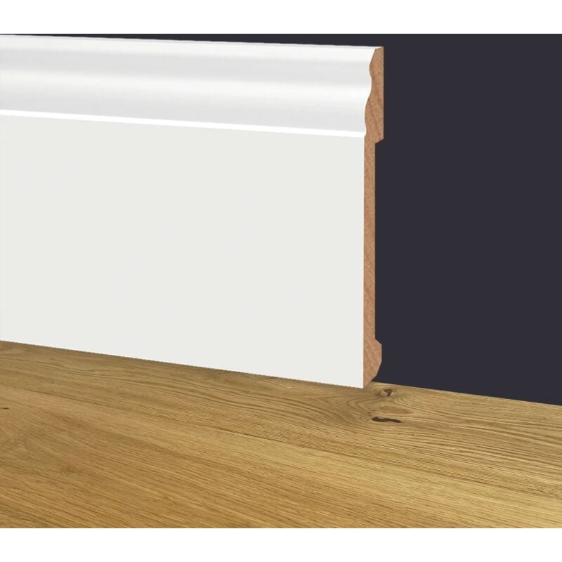 foto del prodotto battiscopa ducale in polimeri equalwood hi tec 170x14x2000mm bianco