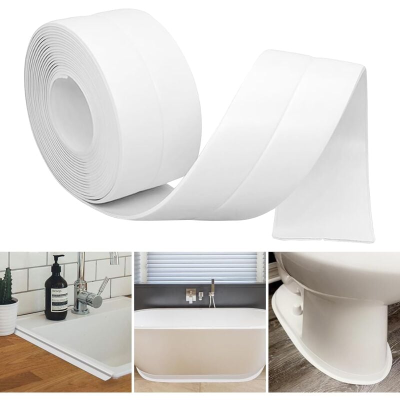 foto del prodotto battiscopa flessibile autoadesivo 38 mm x 5 m, battiscopa adesivo in pvc, battiscopa adesivo battiscopa per cucina angolare striscia di finitura