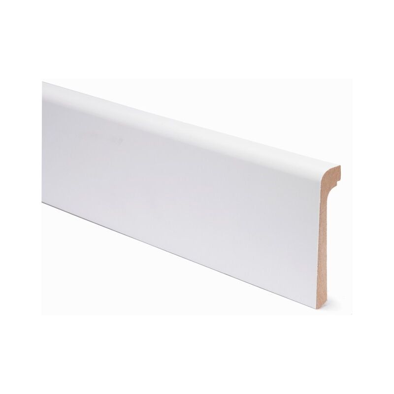 foto del prodotto battiscopa in mdf coprimarmo bianco 24x92x2400 kimono