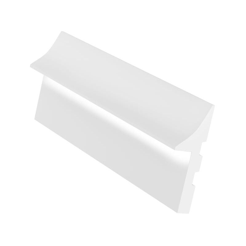 foto del prodotto battiscopa l290 x h15 cm in polistirene bianco lotto di 3 radeno