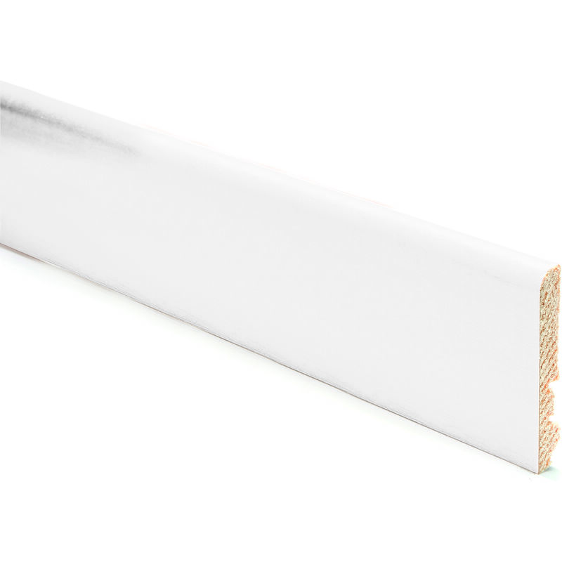 foto del prodotto battiscopa liscio cm. 9x1x225 bianco
