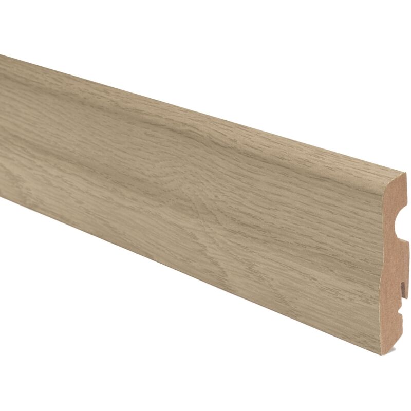 foto del prodotto battiscopa mdf 70x18x2400mm rovere niagara