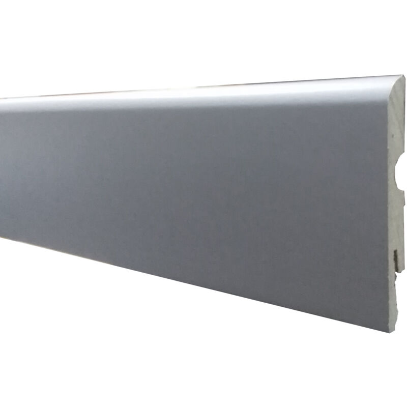 foto del prodotto battiscopa mdf cm 8x1x240 alluminio