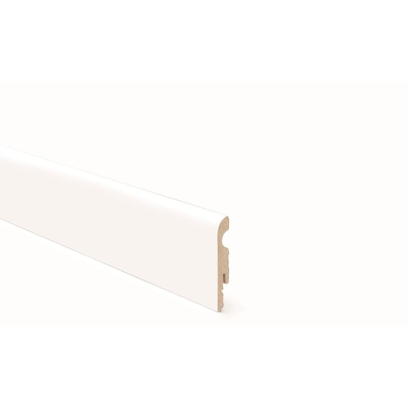 foto del prodotto battiscopa mdf cm. 8x1x240 bianco