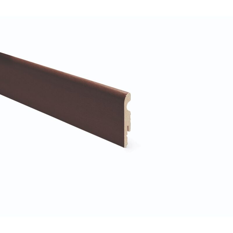 foto del prodotto battiscopa mdf cm. 8x1x240 noce scuro