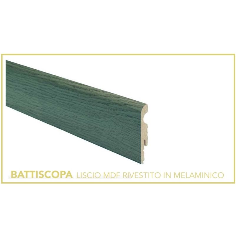 foto del prodotto battiscopa mdf cm. 8x1x240 rovere tortora