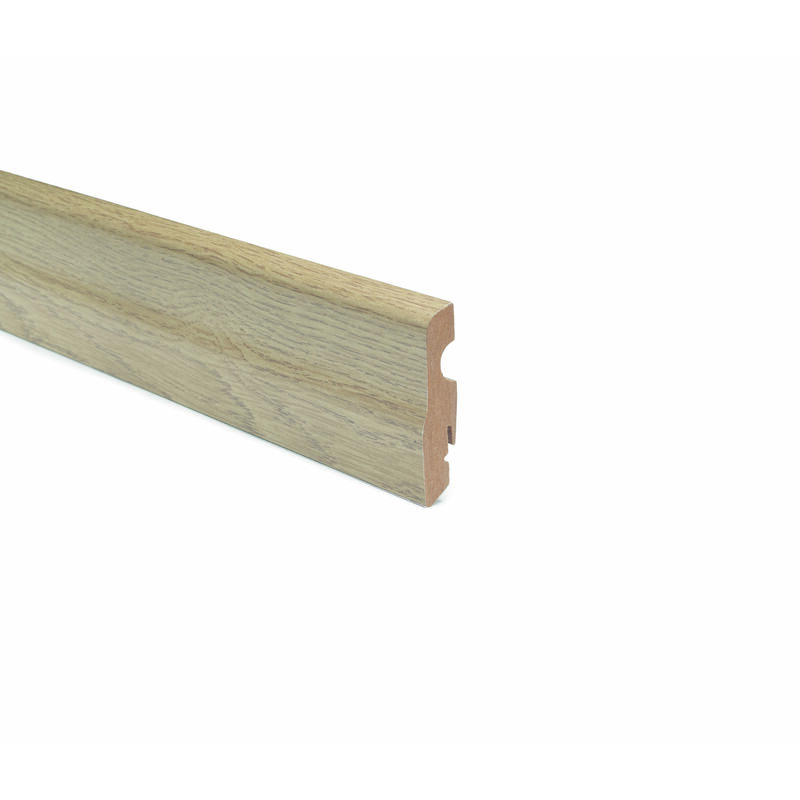 foto del prodotto battiscopa mdf rovere beige cm. 7x1.8x240