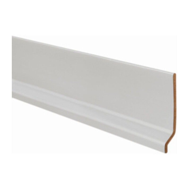 foto del prodotto battiscopa mm 70x9 pvc espanso ml 2 argento. prezzo per 1 pezzo.