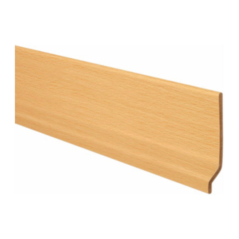 foto del prodotto battiscopa mm 70x9 pvc espanso ml 2 faggio. prezzo per 1 pezzo.