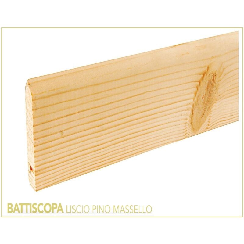 foto del prodotto battiscopa pino cm. 7x1x240 grezzo