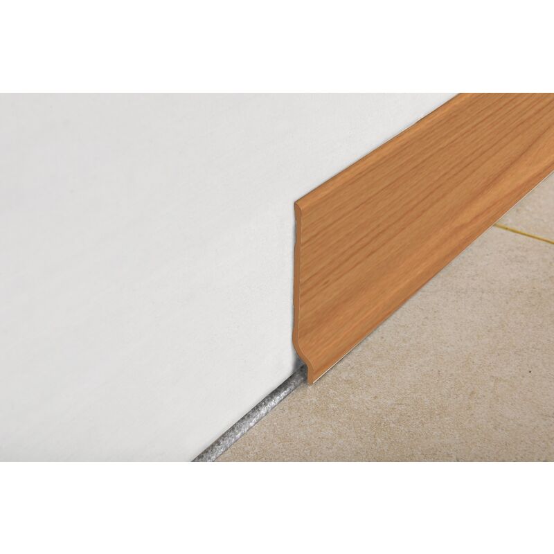 immagine 0 del prodotto battiscopa pvc espanso ciliegio chiaro h 70 mm barre 2 ml