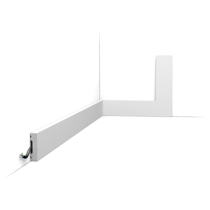 foto del prodotto battiscopa sx162 ral9003