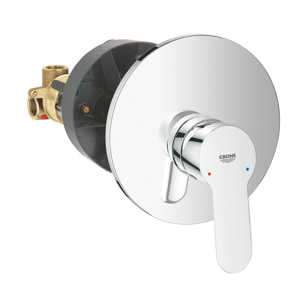 foto del prodotto bauedge miscelatore rubinetto monocomando per doccia finitura cromo 29078000