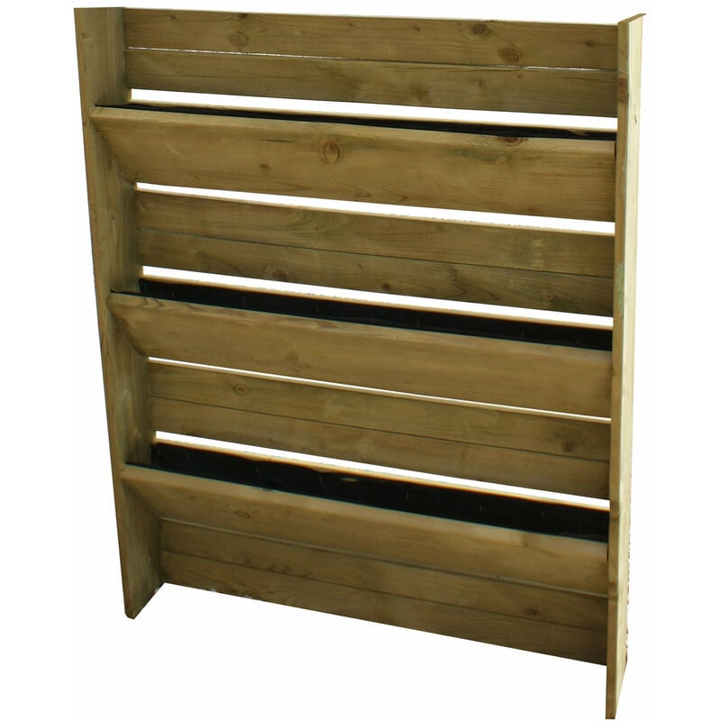 foto del prodotto bauer ortiera in legno verticale 3 contenitori 80x17x120 cm