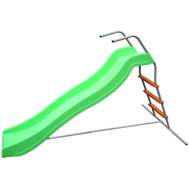 foto del prodotto bauer scivolo da giardino 102x188x110cm in acciaio per bambini