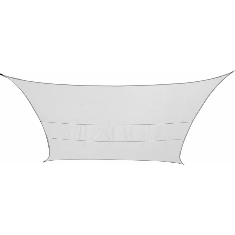 foto del prodotto bauer tenda vela ombreggiante quadrata 2,9x2,9m in poliestere bianco