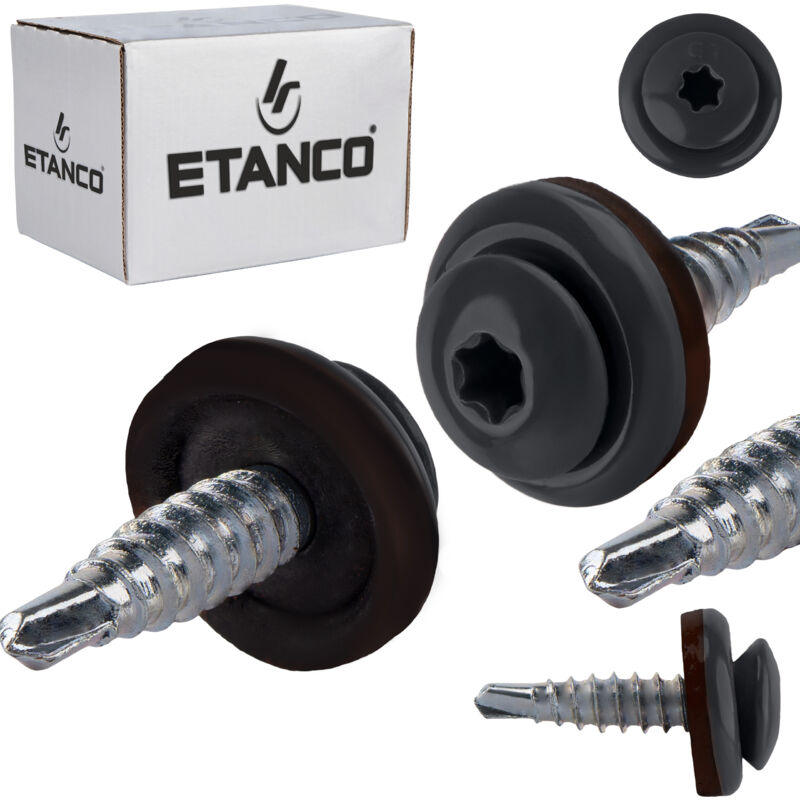 foto del prodotto bauernschrauben gtf02p panhead 4,8x20mm ral 7016