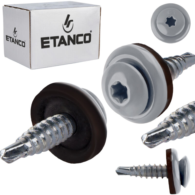 foto del prodotto bauernschrauben gtf02p panhead 4,8x20mm ral 9006