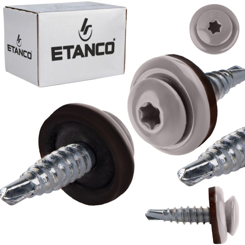 foto del prodotto bauernschrauben gtf02p panhead 4,8x20mm ral 9007