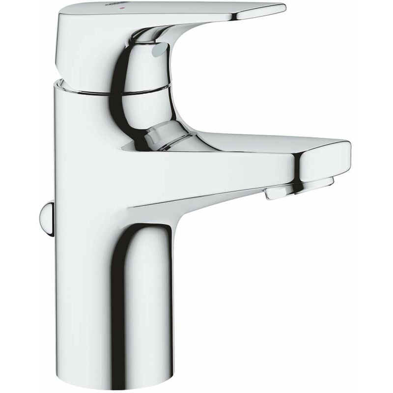 foto del prodotto bauflow miscelatore da lavabo, con sistema di scarico, cromo 23751000 grohe