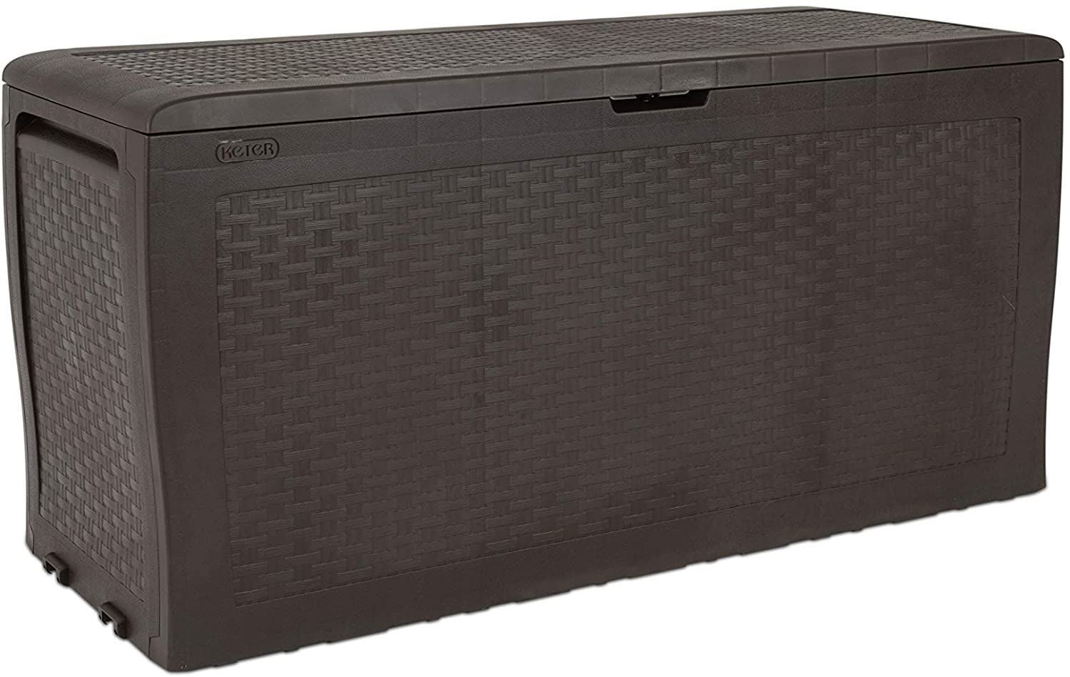 foto del prodotto baule cassapanca da esterno 116,4x44,7x57 cm in resina keter samoa marrone
