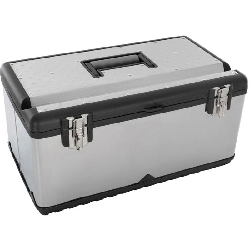 foto del prodotto baule con rinforzo e chiusure in metallo con maniglia pieghevole