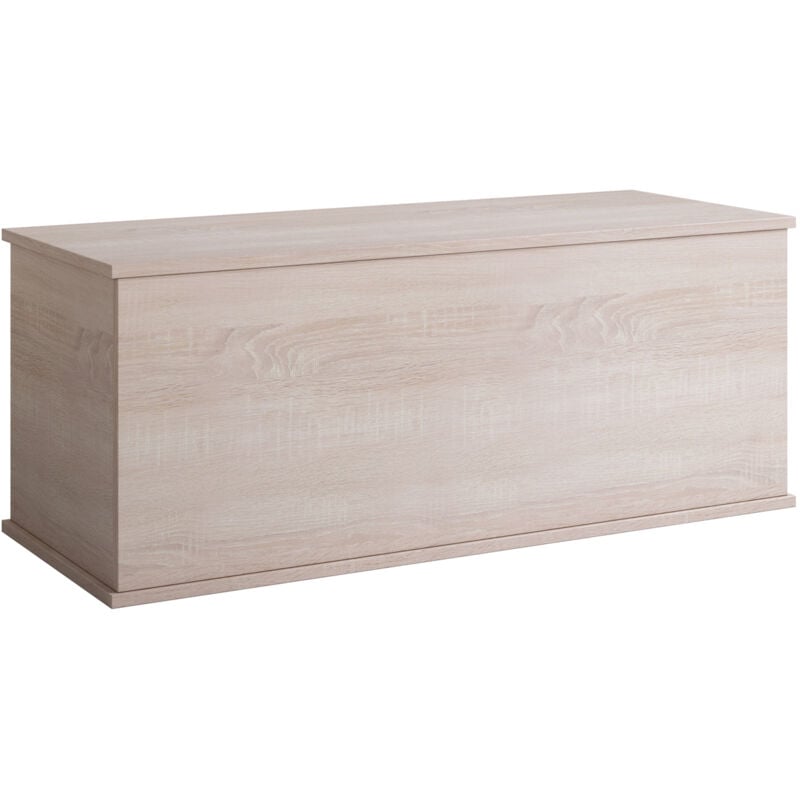 foto del prodotto baule contenitore panca contenitore multiuso cassapanca box contenitore 100x40x40cm modello ariel sonoma finitura opaca