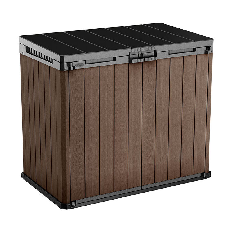 foto del prodotto baule da esterno keter darwin store it out 140x80x120 cm in evothech marrone