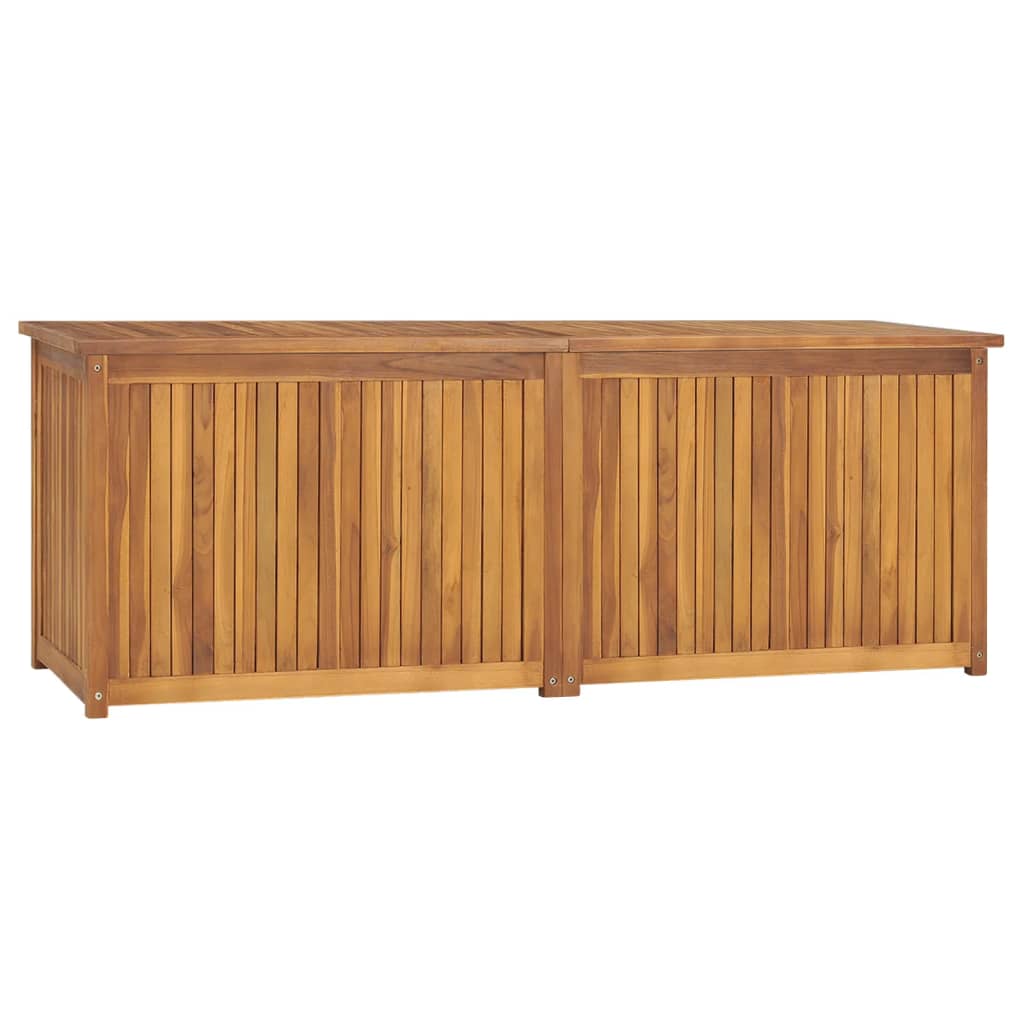 foto del prodotto baule da giardino 150 x 50 x 55 cm in legno massello di teak 02 0012988