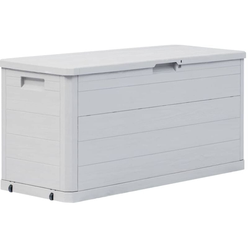 foto del prodotto baule da giardino 280 l grigio chiaro - vidaxl