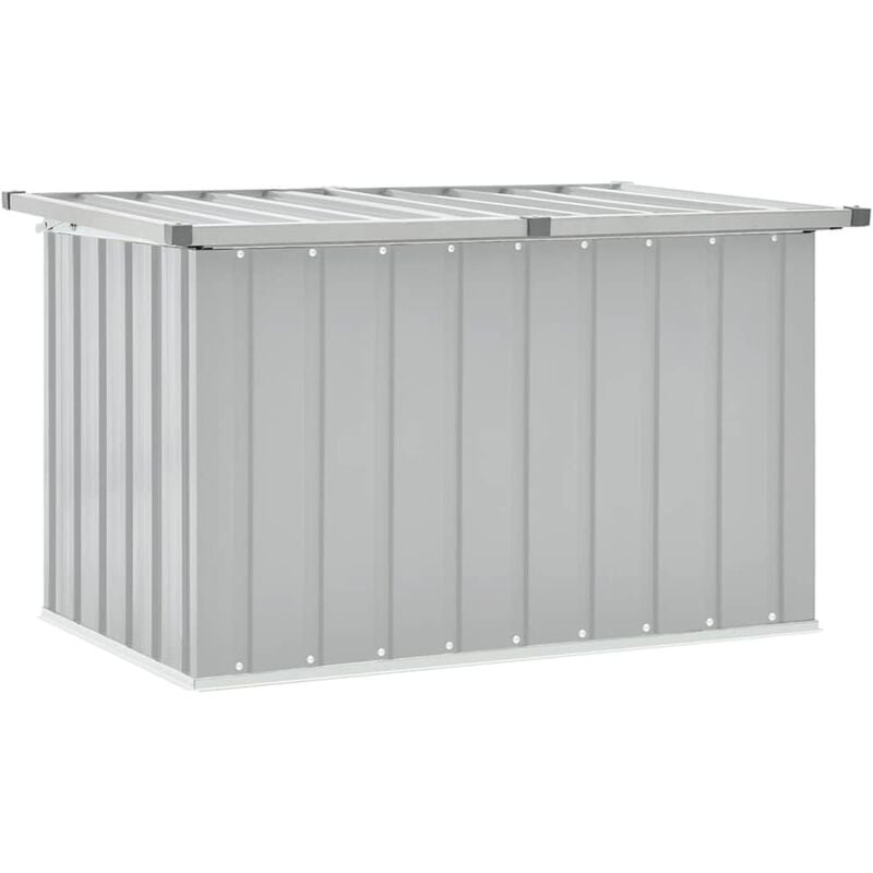foto del prodotto baule da giardino grigio 109x67x65 cm vidaxl
