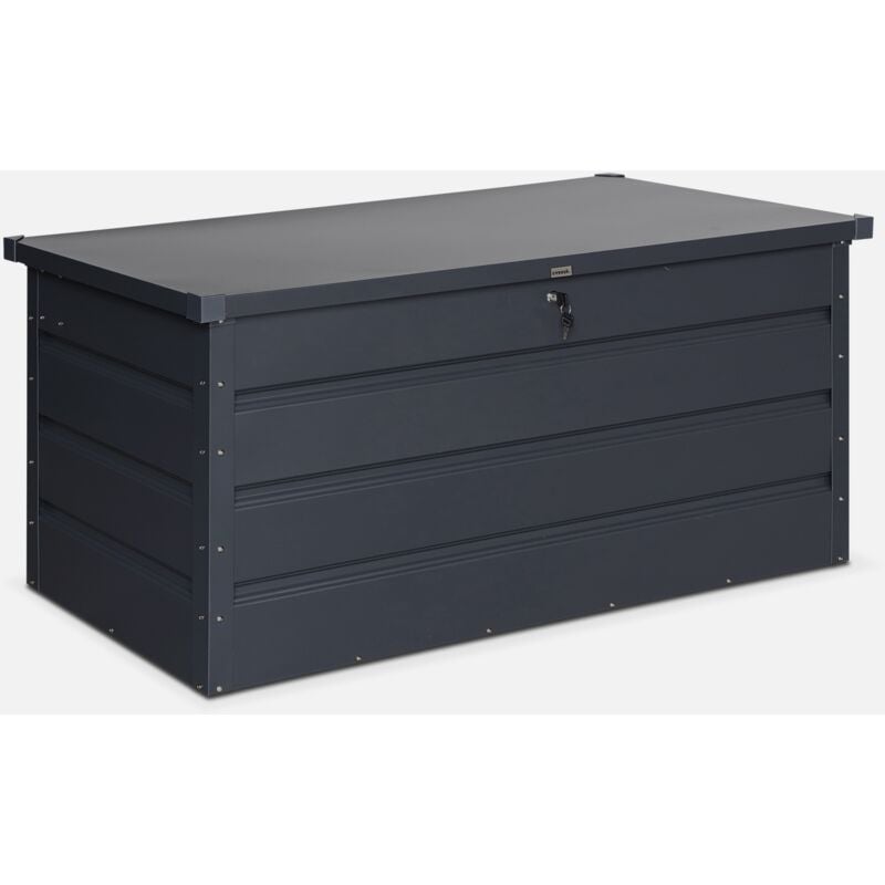foto del prodotto baule da giardino in metallo, 385l