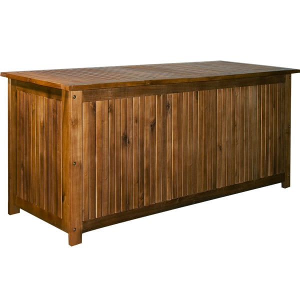 foto del prodotto baule da giardino legno acacia 115x50x59cm 205l aprox