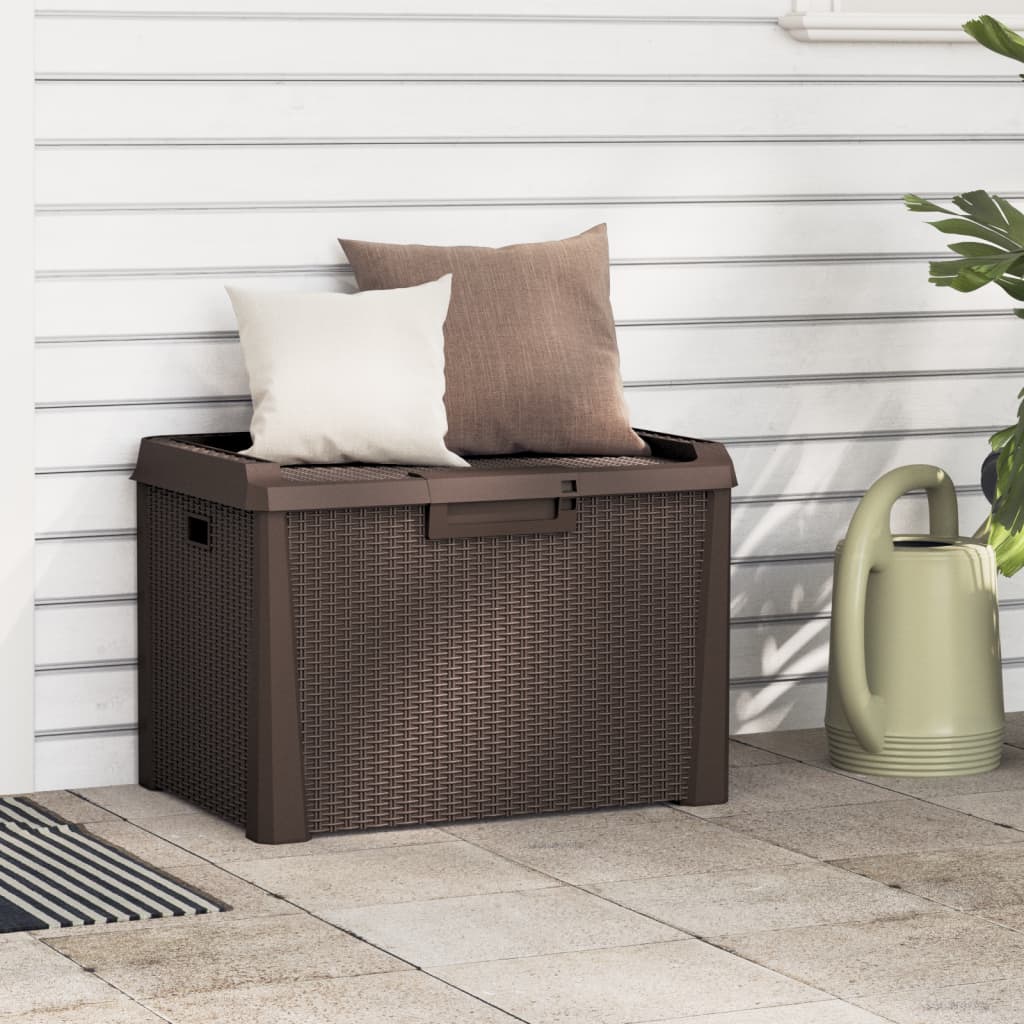 foto del prodotto baule da giardino marrone 125 l in ppcod mxl 85745
