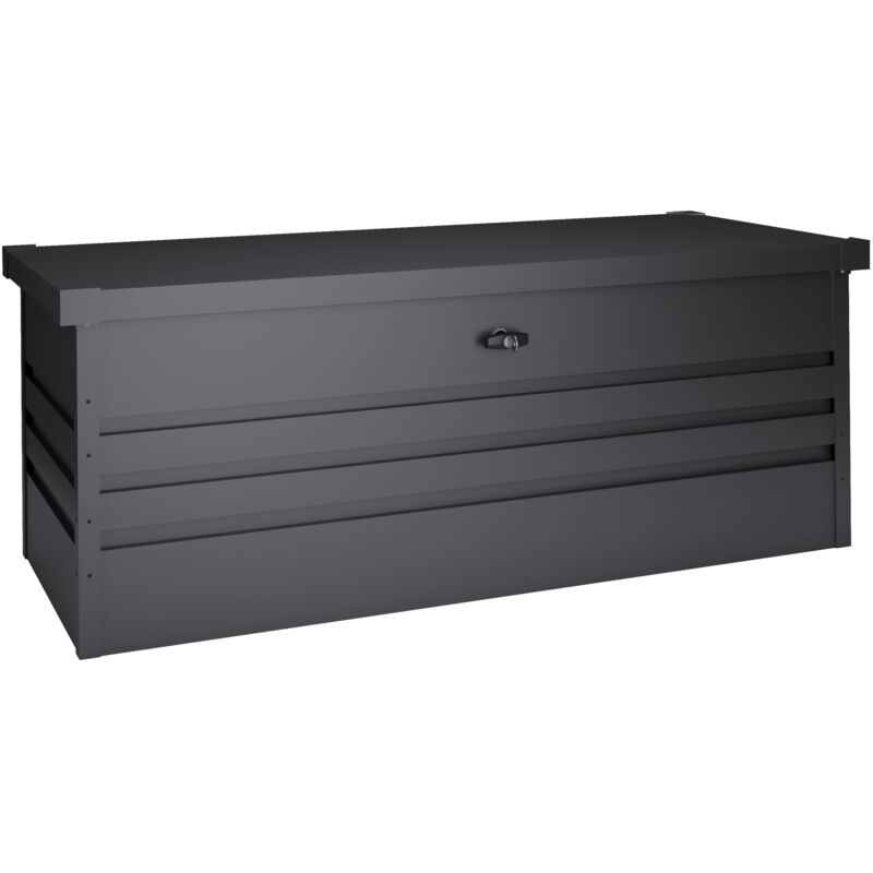 foto del prodotto baule esterno in metallo 716 l 165x70x62cm spessore 0,40mm robusto tapa abatilble