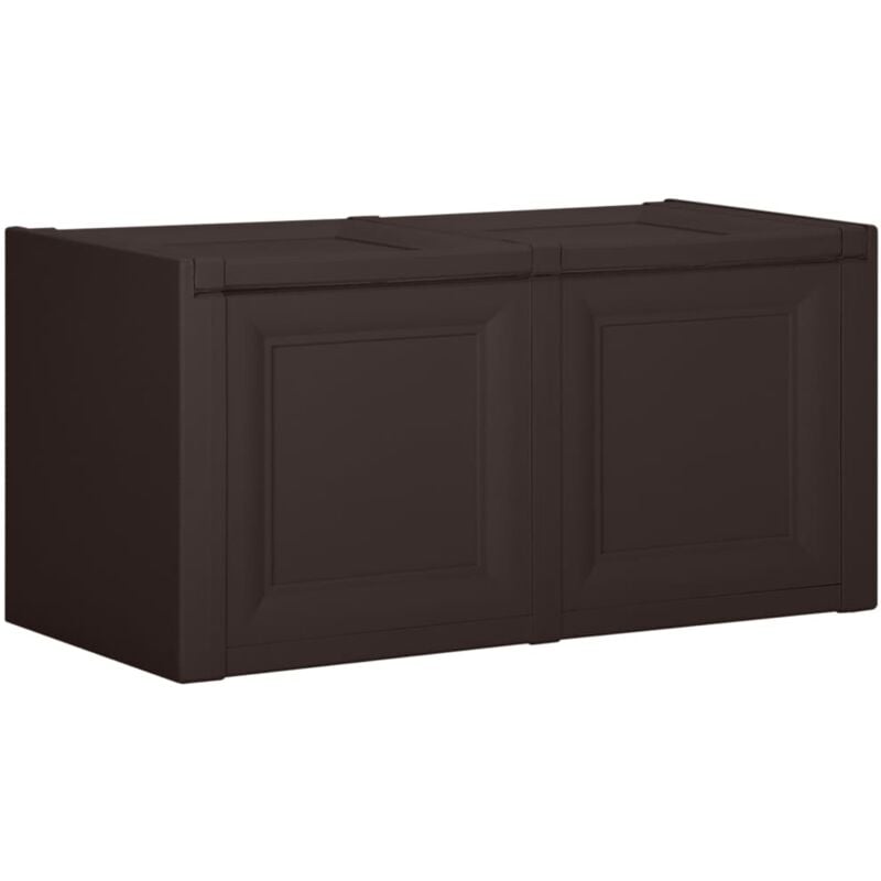 foto del prodotto baule per cuscini marrone 86x40x42 cm 85 l vidaxl