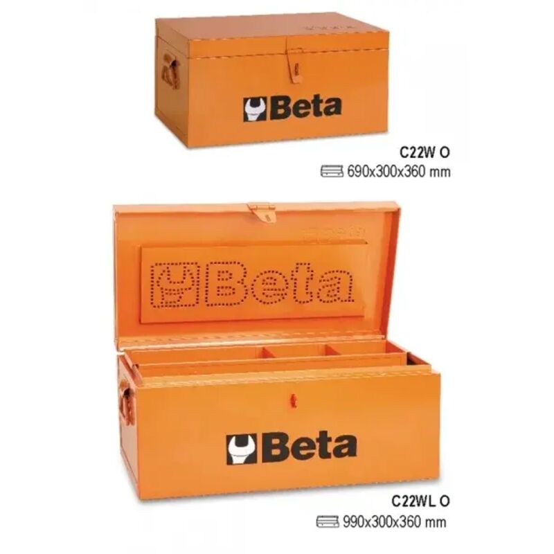 foto del prodotto baule portautensili rivestito beta c22w o m 690x300x360